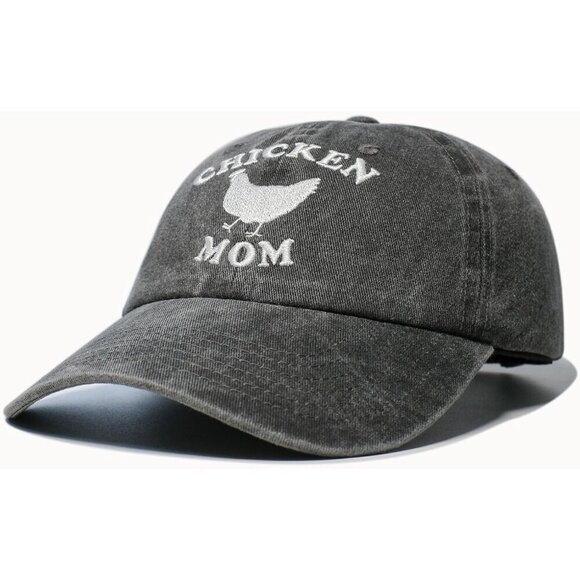 Cotton Baseball Cap Gifts for Women Adjustable Embroidered Chicken Lover Cap main image 4